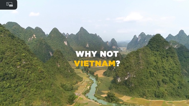 Video phát trên CNN để quảng bá du lịch Việt có độ dài 30 giây /// Ảnh Tổng cục Du lịch cung cấp